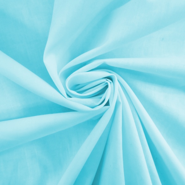 Plain Polycotton 45'' LIGHT TURQUOISE